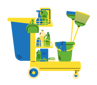 cleaning cart